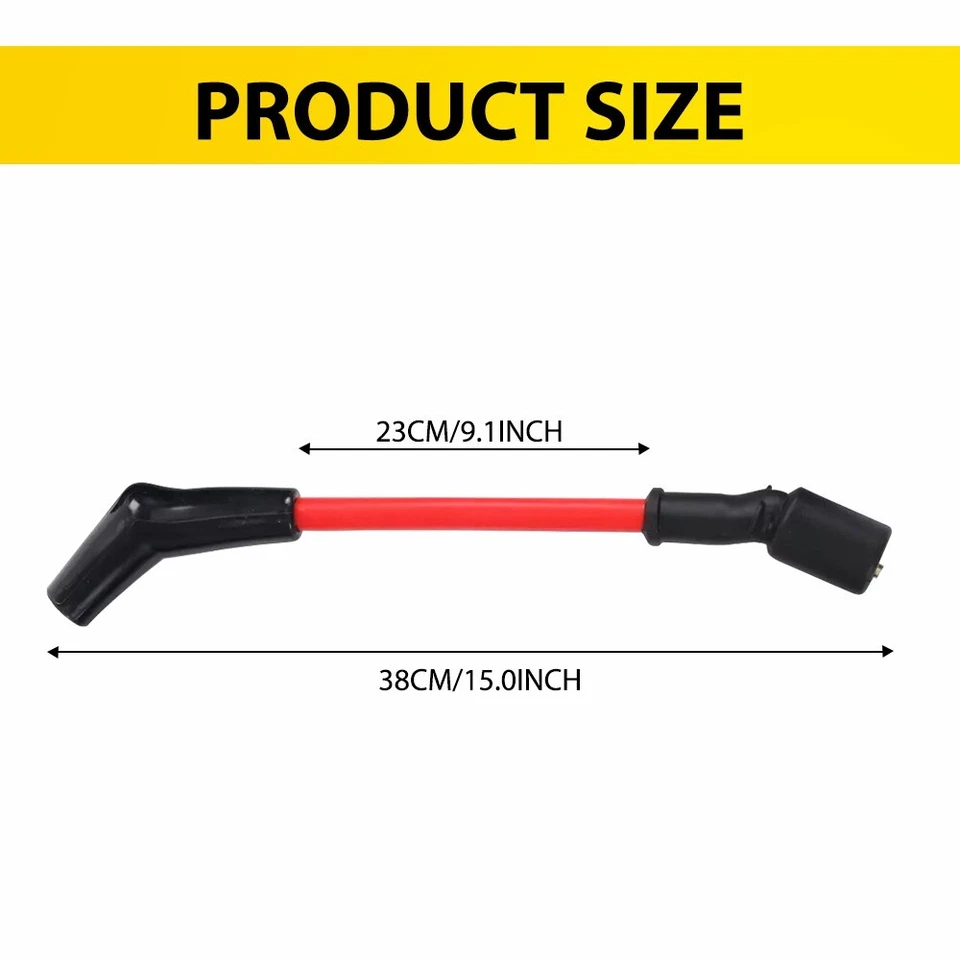 Juego de cables de encendido de bujía de alto calor de 10,5 mm aptos para LS1 LS2 LS3 LS6 LS7 LSx Foto 2 de 4