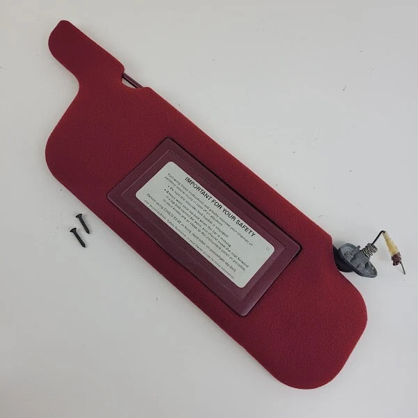Espejo retrovisor rojo con tornillos Mercury Cougar 1989-1993 lado pasajero Mercury Cougar OEM Foto 2 de 4