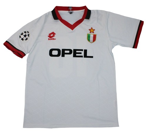 Maglia MILAN 1995 maglietta storica Finale Champions AJAX da collezione  vintage | eBay
