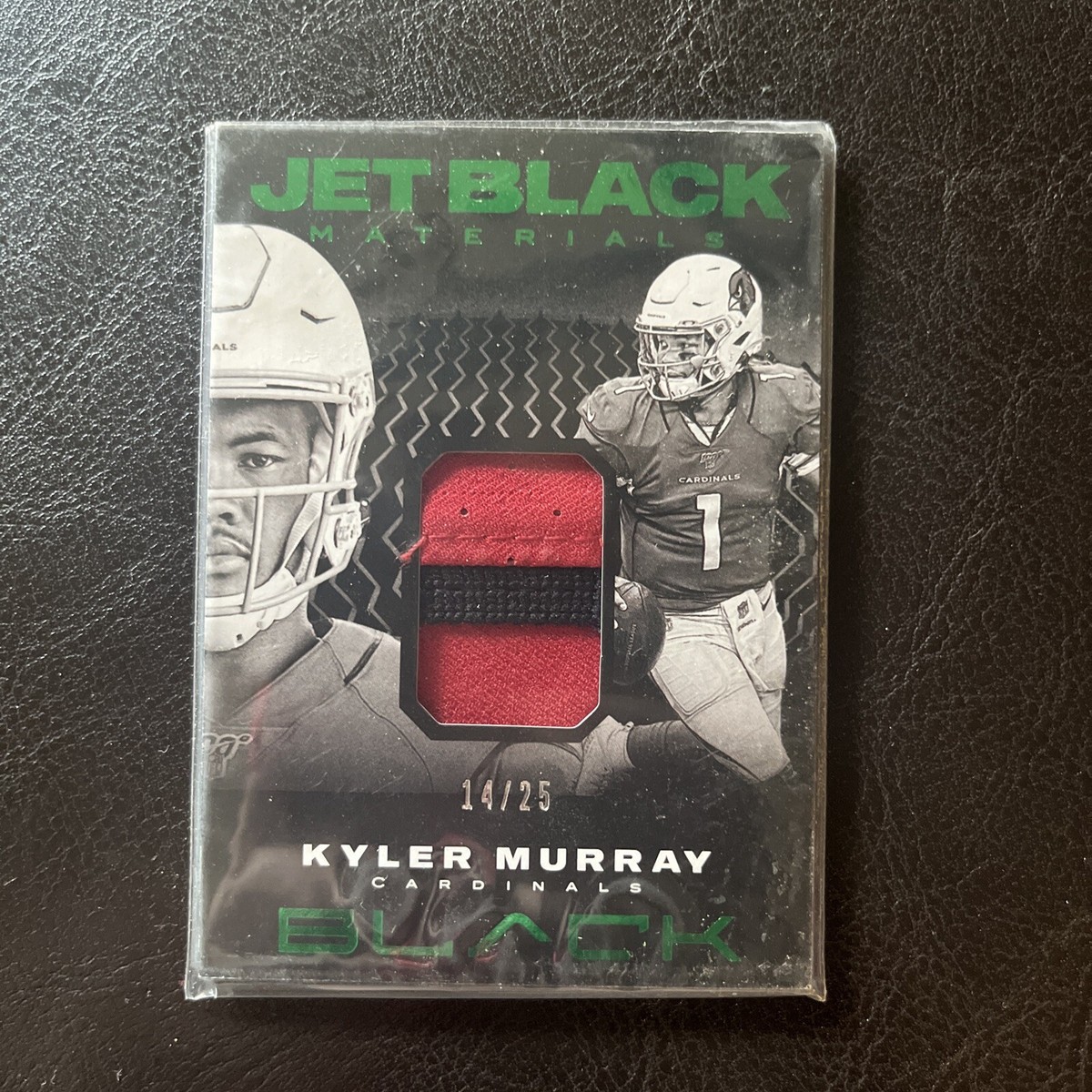 2020 Panini Black Jet Black Materials Silver /75 Kyler Murray #JB8