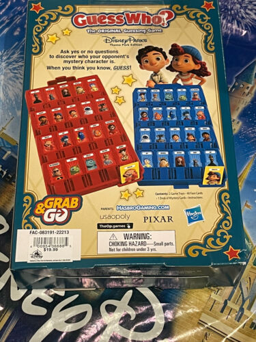 Disney Characters Guess Who Game Board Game New In Hand - Picture 3 of 3