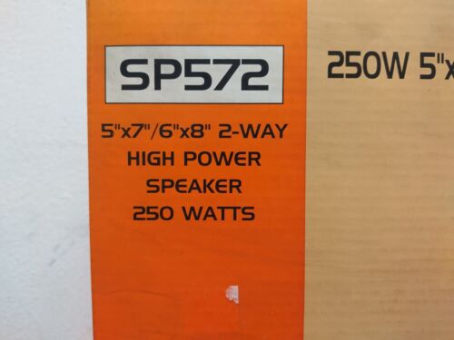 Open Box Logic Soundlab 250 Max Watt 5""x7""/6""x8"" altoparlanti ad alta potenza 2 vie - Foto 15 di 16
