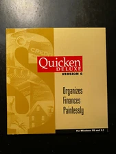 Quicken Deluxe Version 6 for Windows 95 and 3.1