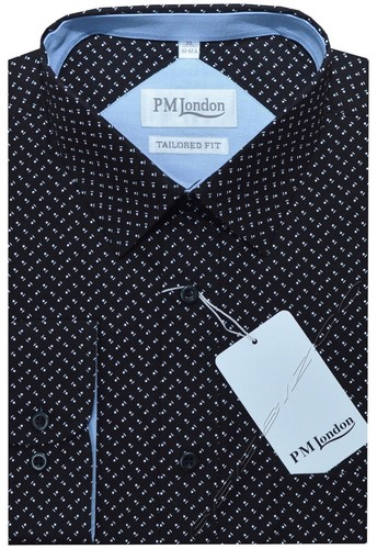 Nuevas camisas para hombre formales/informales de manga larga 100 % algodón ajuste a medida M - XXL - Imagen 4 de 7