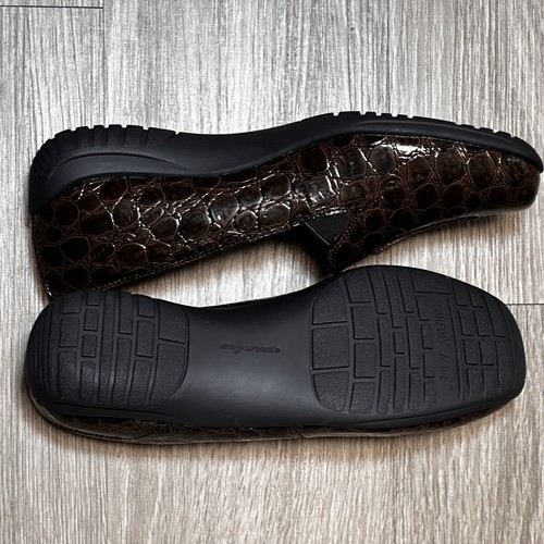 Easy Street Schuhe Damen US 7,5 EU 38 braun Comfort Cap Toe niedriger Absatz braun Slipper - Bild 6 von 8