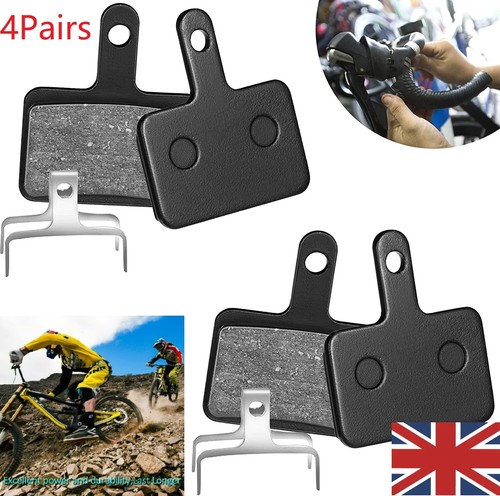 Disc Brake Pads Mountain Bike Bicycle For Shimano Mechanical Hydraulic 4Pairs UK - Picture 9 of 18