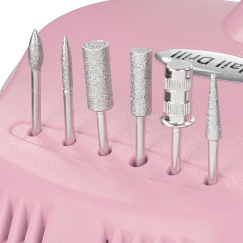 Electronic Nail Drill File Machine Nails Care Manicure Pink - Picture 5 of 8