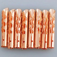 16Pcs Pure Copper 4mm BFA Banana Plug Z-Type Connector Terminal Speaker Cord DIY