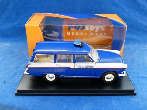 SUPERBE RARE ++ TOP ++ FOX TOYS 1:18 - WOLGA GAZ-M22 POLICE - N° FOX18003 - Imagen 2 de 18