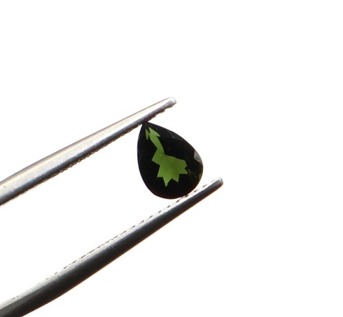 Natural Green Tourmaline 9 Pcs 6.80 Ct 7x5 mm Tourmaline Pear Shape Stone - Picture 6 of 6