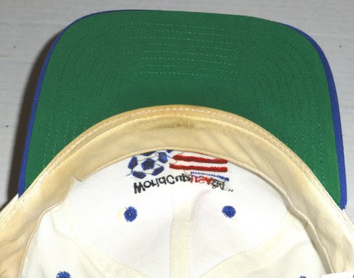 Sombrero bordado ajustable vintage Copa Mundial EE. UU. 94 Irlanda Unisex Snapback LEER - Imagen 8 de 8