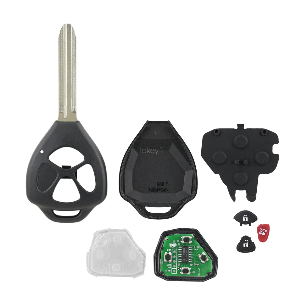 2 Для 2006 2007 2008 2009 2010 2011 Toyota RAV 4 RAV4 вход дистанционный брелок 4D67 - Изображение 3 из 4