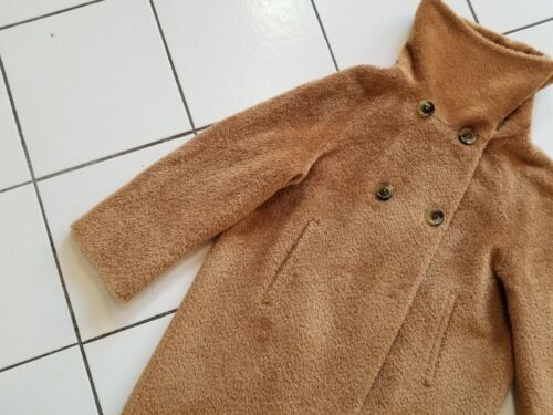 Max Mara Studio weicher sehr edler femininer Mantel Alpaka Wolle Kamel Braun - Bild 14 von 20