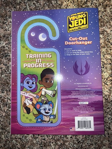 NEW, STAR WARS YOUNG JEDI ADVENTURES THE FORCE COLORING & ACTIVITY BOOK - Bild 2 von 2
