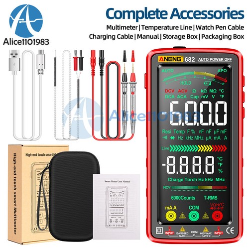 ANENG 683/682/681 Smart Digital Multimeter AC/DC Capacitance Meter Diode Tester - 第 10/30 張圖片