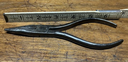 Vintage H Boker & Co Needle Nose Pliers With Side Cutter Made In USA  - Picture 3 of 15