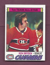 RAZOR SHARP PACK FRESH 1977 TOPPS HOCKEY #100 KEN DRYDEN HOF  .99 SH R817