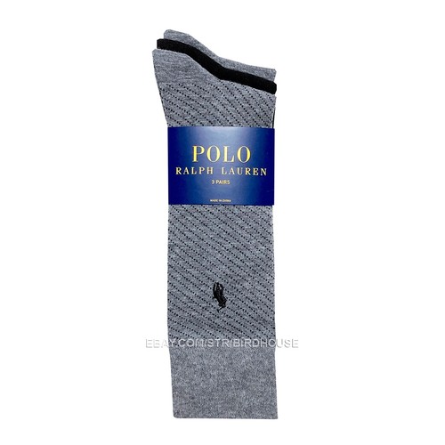 Calcetines Polo Ralph Lauren Argyle para hombre 3 pares Crew - Imagen 229 de 244
