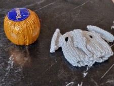 hand knitted chocolate orange covers