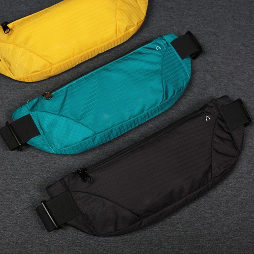 Waterproof Waist Bag for Running Jogging Slim Zip Fanny Belt Pouch Pack Sport