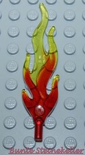 SB05-05) NINJAGO 1 transparent rot gelbe große Flamme 7M Schaft 2x8 28577 & NEU
