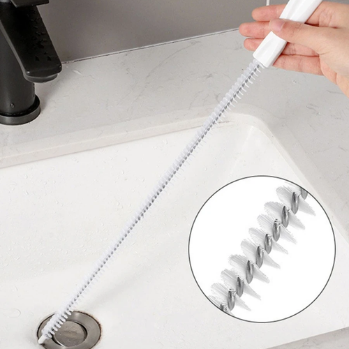 2pcs Drain Clog Remover 45cm Sink Sewer Pipe Dredging Brush Hair Cleaning Tool - Picture 5 of 9