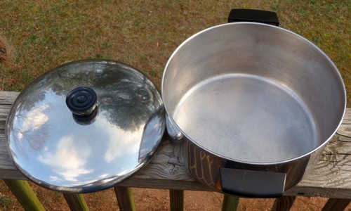 Vintage REVERE WARE 4.5 Qt Stainless Tri-Ply DUTCH OVEN STOCK POT & Lid Clinton - Picture 4 of 6