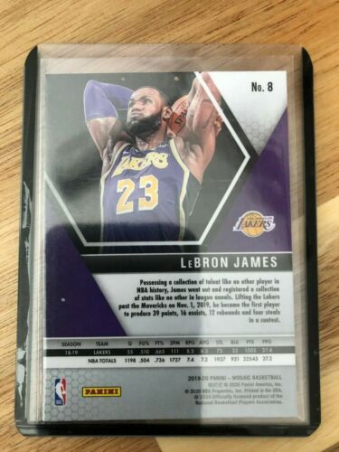 LEBRON JAMES 2020-21 Panini Mosaic #8 Lakers ๐ฅ - Picture 2 of 2