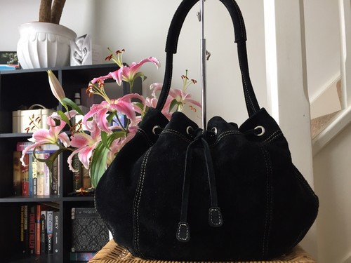 Superbe 100 designer en suède suède véritable sac k à bandoulière en L Bennett 5rrqdxw