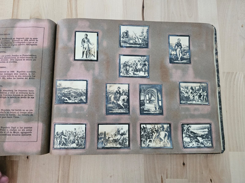 1920s ALBUM Book Cuba VIDA DE (LIFE OF) NAPOLEON 300/325 TOBACCO CARDS GENER - Bild 7 von 8