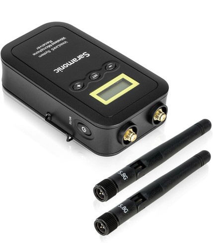 Sistema microfonico wireless Saramonic VmicLink5 montaggio fotocamera digitale nuovo - Foto 12 di 12