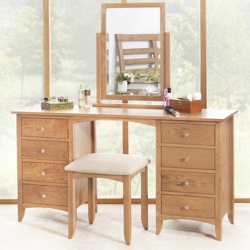 EDWARD HOPPER Oak Furniture, bedside table, chest of drawers, wardrobe ASSEMBLED - Picture 11 of 21