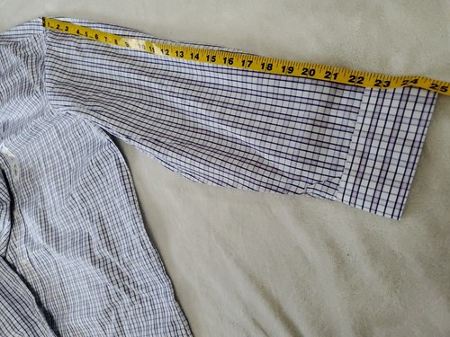 Croft & Barrow Men's Dress Shirt Long-Sleeve Classic Fit Easy Care - Picture 9 of 10