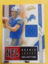 2009 Donruss Absolute Matthew Stafford Rookie Jersey Collection Patch Very Nice!