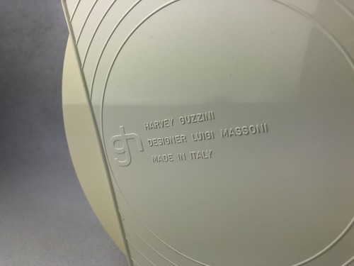🟨 HARVEY GUZZINI  Posacenere Vintage 70s white  designer Luigi Massoni - Foto 19 di 19