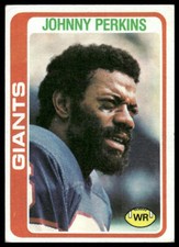1978 Topps #311 Johnny Perkins RC New York Giants