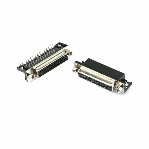 PBC D-Sub Solderless Connecter Right Angle Plug DB DE DR 9/15/25 Pin Bent Foot - Picture 9 of 10