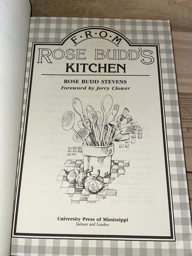 Signed Cookbook From Rose Budd’s Kitchen Southern Recipes (A27) - Picture 4 of 8