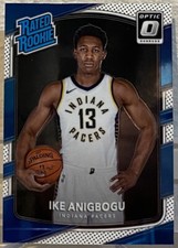 2017-18 Donruss Optic Basketball Rated Rookie Ike Anigbogu #176 Indiana Pacers 