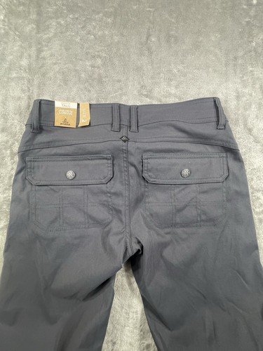 Prana Halle Pant Tall Inseam Coal Women's Size 2 NWT Convertible Hiking - Picture 10 of 11