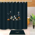 Pumpkin Monsters Waterproof Bath Polyester Shower Curtain Liner Water Resistant