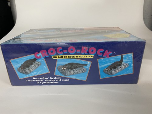 NUOVO sigillato: sensore di movimento Croc-O-Rock attivato coccodrillo canta danze alligatore - Foto 8 di 8