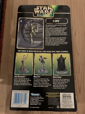 Star Wars Epic Force C-3PO フィギュア Stars Wars Epic Force Darth Vader and C-3PO Action Figure brand