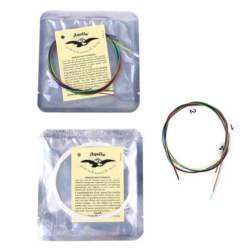 4PCS Ukulele Guitar String Set Colorful Nylon Strings for 21/23/26 Inch Ukule LT - Picture 6 of 16