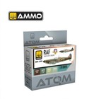 ATOM-20901 Tôt WWII Raf Aircraft Couleurs Peinture Acrylique Set Munitions À MIG