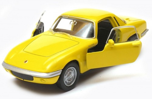 Welly 1965 Lotus Elan Yellow 1:34 1:39 Scales 4.5 Inch US IMPORT DUTIES PAID - Picture 2 of 8
