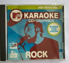 MTV KARAOKE CD GRAPHICS HOT ROCK VOL.1 THE SINGING MACHINE 16 TRACKS