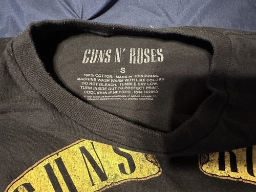 Guns N Roses Music Men’s Small Black Logo Short Sleeve Vintage S T Shirt - Picture 2 of 2