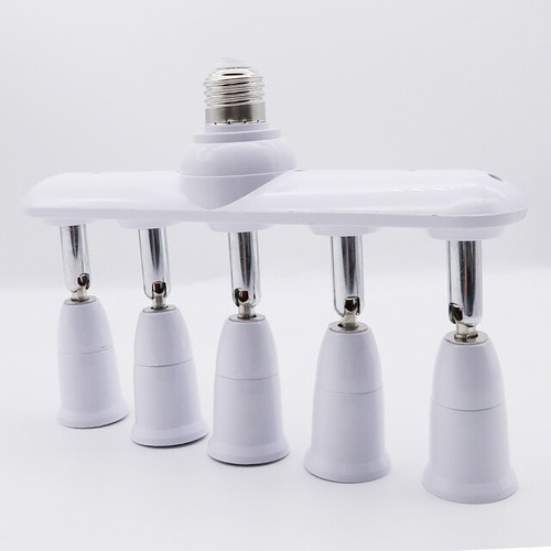 Portalámparas Light Socket Splitter Adaptador E27 a E27 Soporte de lámpara ajustable - Imagen 16 de 16