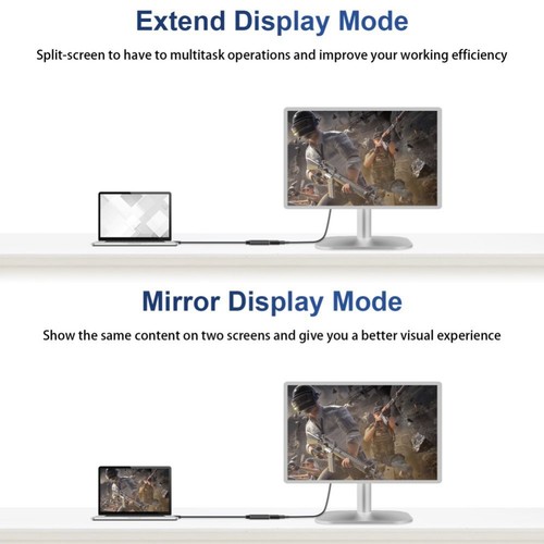 USB-C Type C to HDMI Adapter 4K for MacBook / Pro,Samsung,Android Phone - Zdjęcie 8 z 8